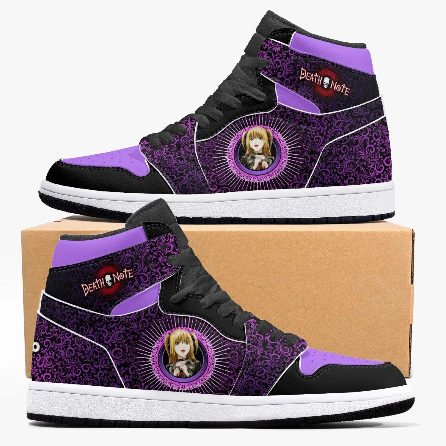 Death Note Misa Amane Purple JD1 Mid Anime Shoes