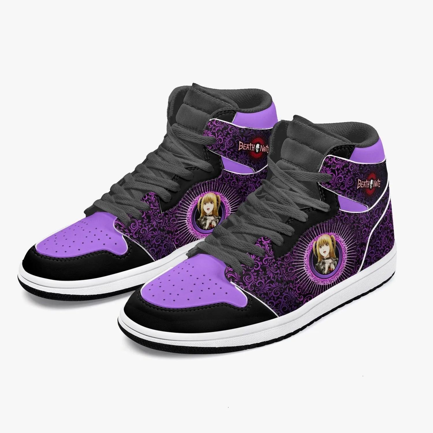Death Note Misa Amane Purple JD1 Mid Anime Shoes