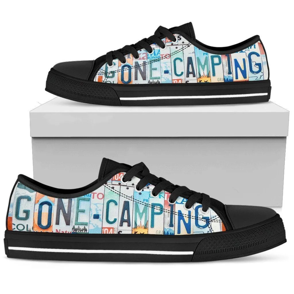 Gone Camping Low Top Shoes for Women