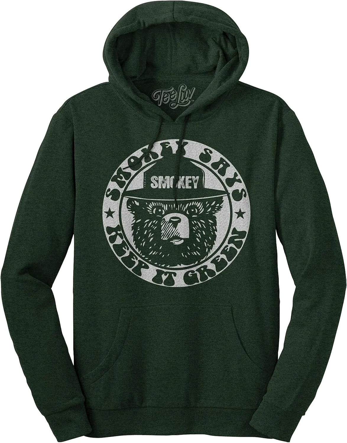 Smokey Bear Hoodie - Keep It Green Smokey Bear